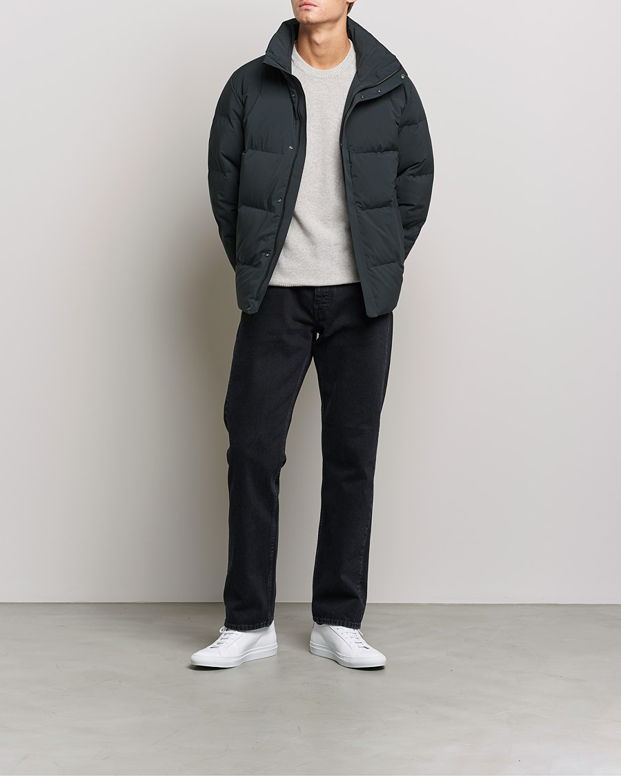 Mies | Takit | NN07 | Golfie Padded Down Jacket Dark Grey