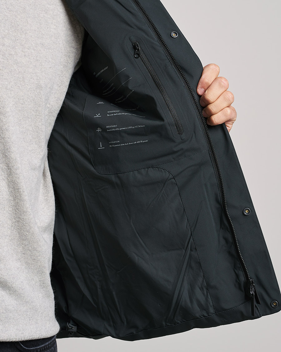 Mies | Takit | NN07 | Golfie Padded Down Jacket Dark Grey