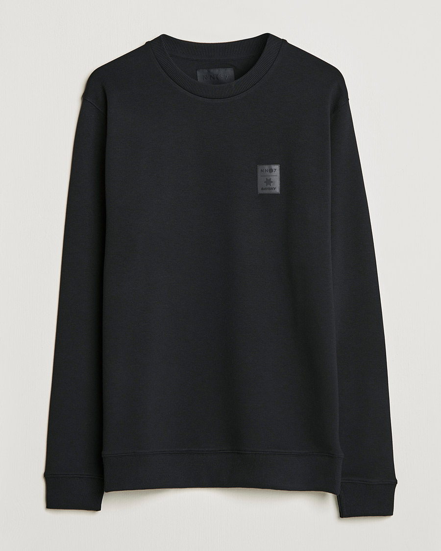 Mies | T-paidat | NN07 | Barrow Long Sleeve Crew Black