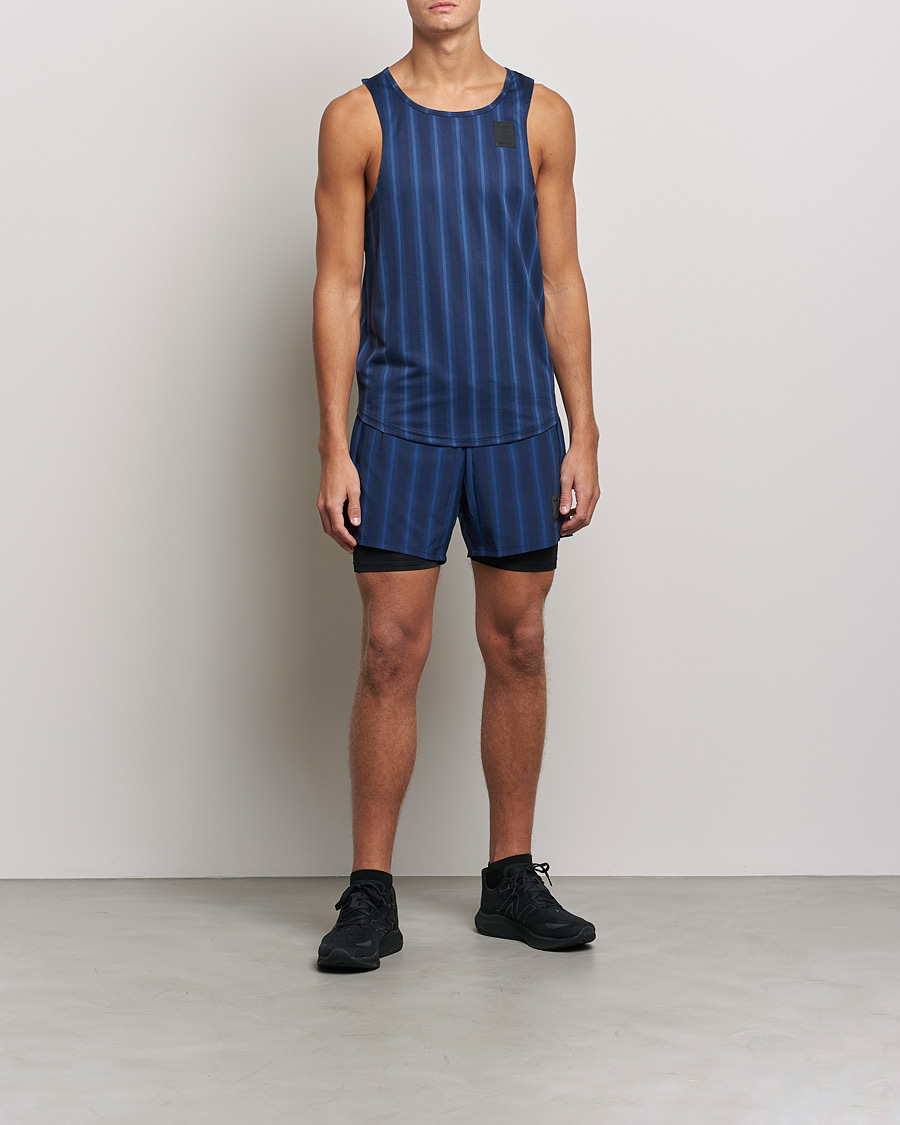 Mies | T-paidat | NN07 | Combat Singlet Navy Stripe