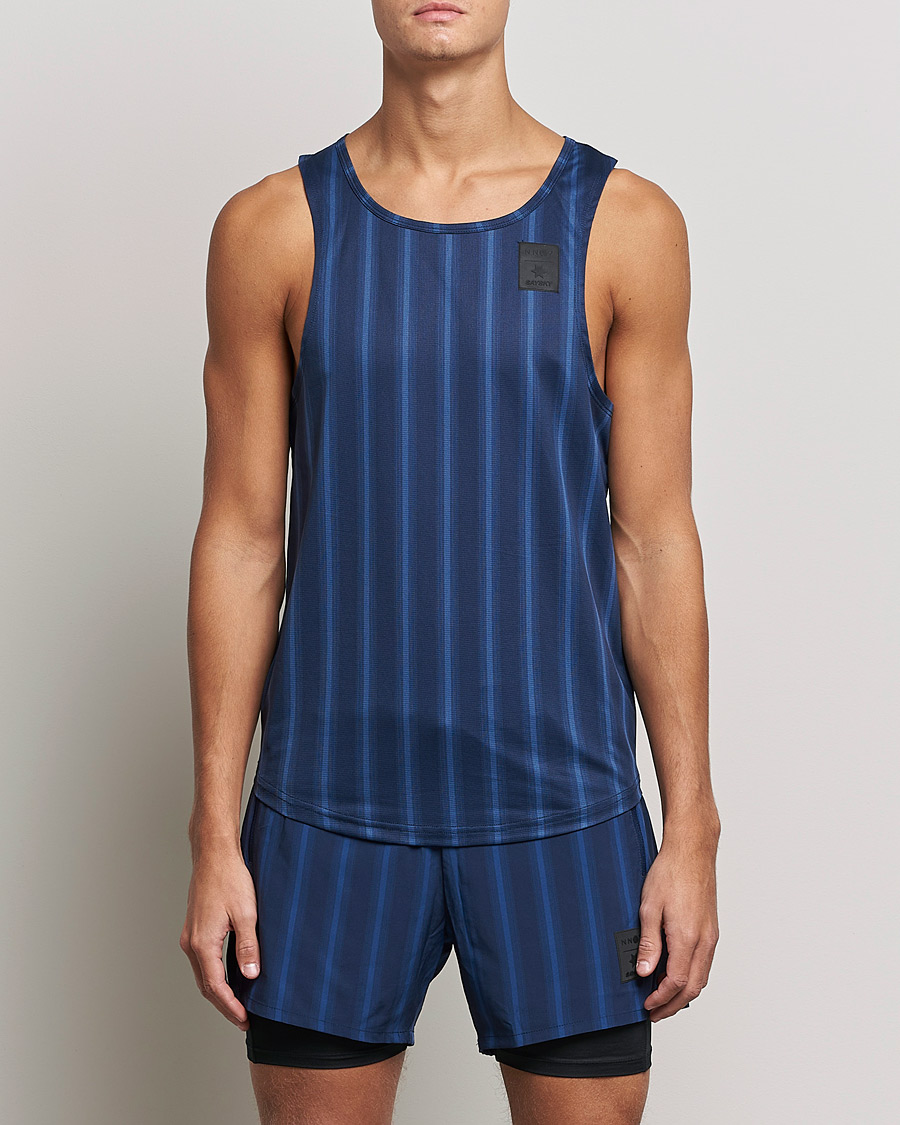 Mies | T-paidat | NN07 | Combat Singlet Navy Stripe
