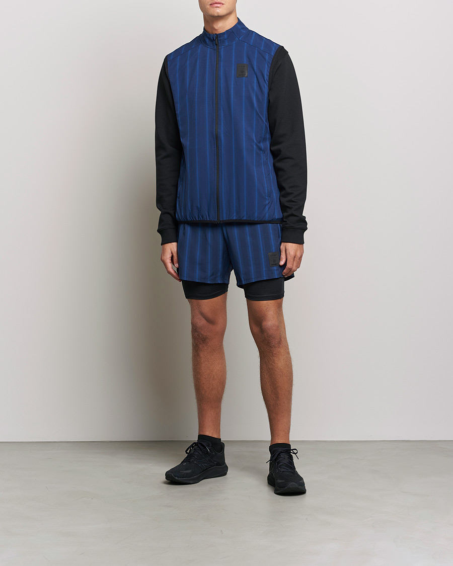 Mies | Puserot | NN07 | Pace Full Zip Vest Navy Stripe