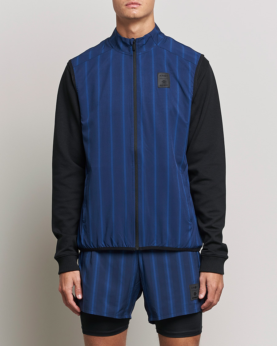 Mies | Puserot | NN07 | Pace Full Zip Vest Navy Stripe