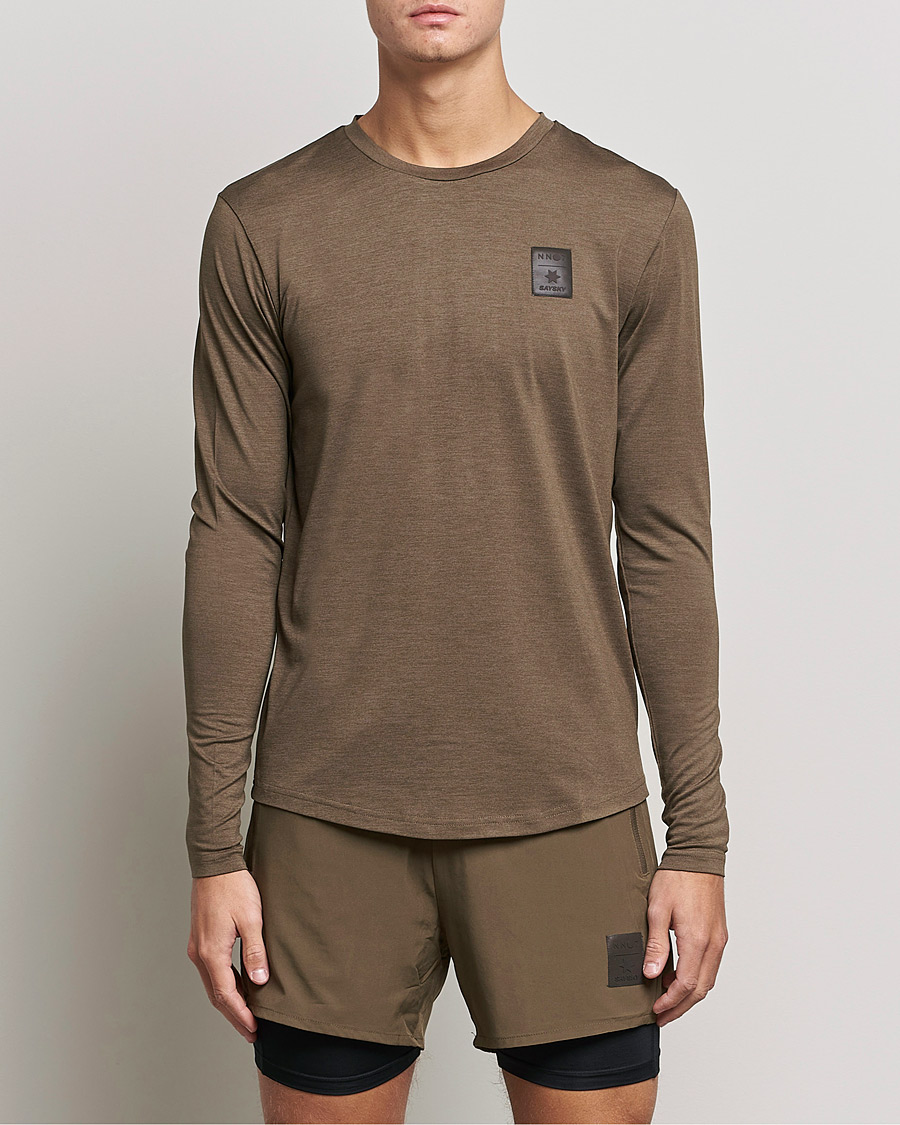 Mies |  | NN07 | Pace Long Sleeve T-Shirt Clay