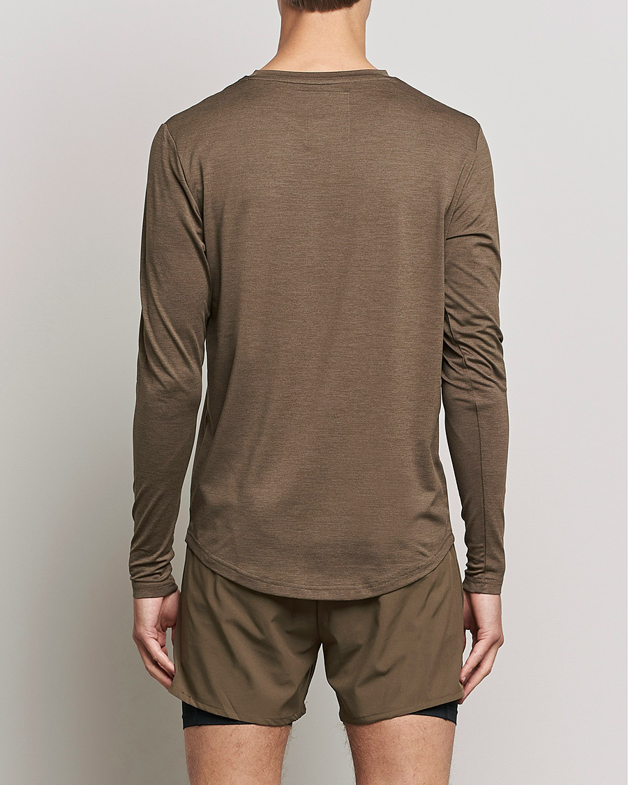 Mies | T-paidat | NN07 | Pace Long Sleeve T-Shirt Clay