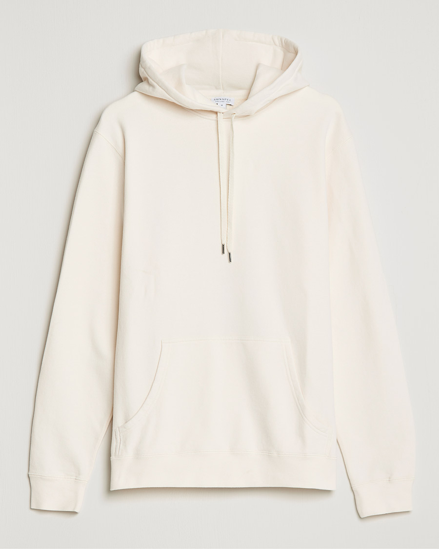 Mies | Puserot | Sunspel | Loopback Hoodie Archive White