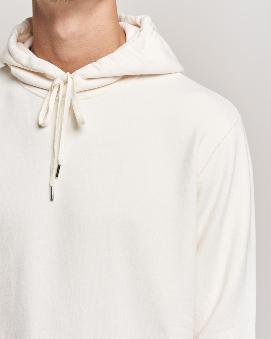 Mies | Puserot | Sunspel | Loopback Hoodie Archive White