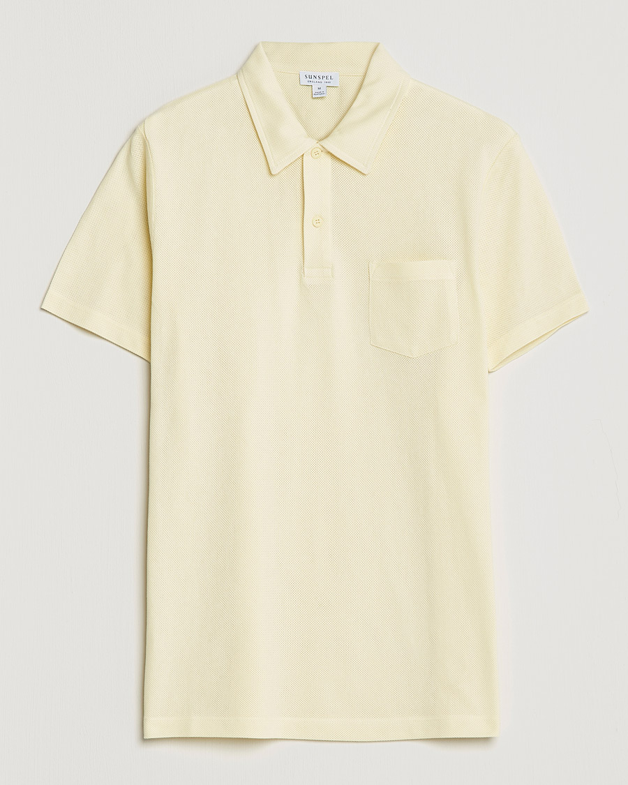 Mies | Pikeet | Sunspel | Riviera Polo Shirt Lemon