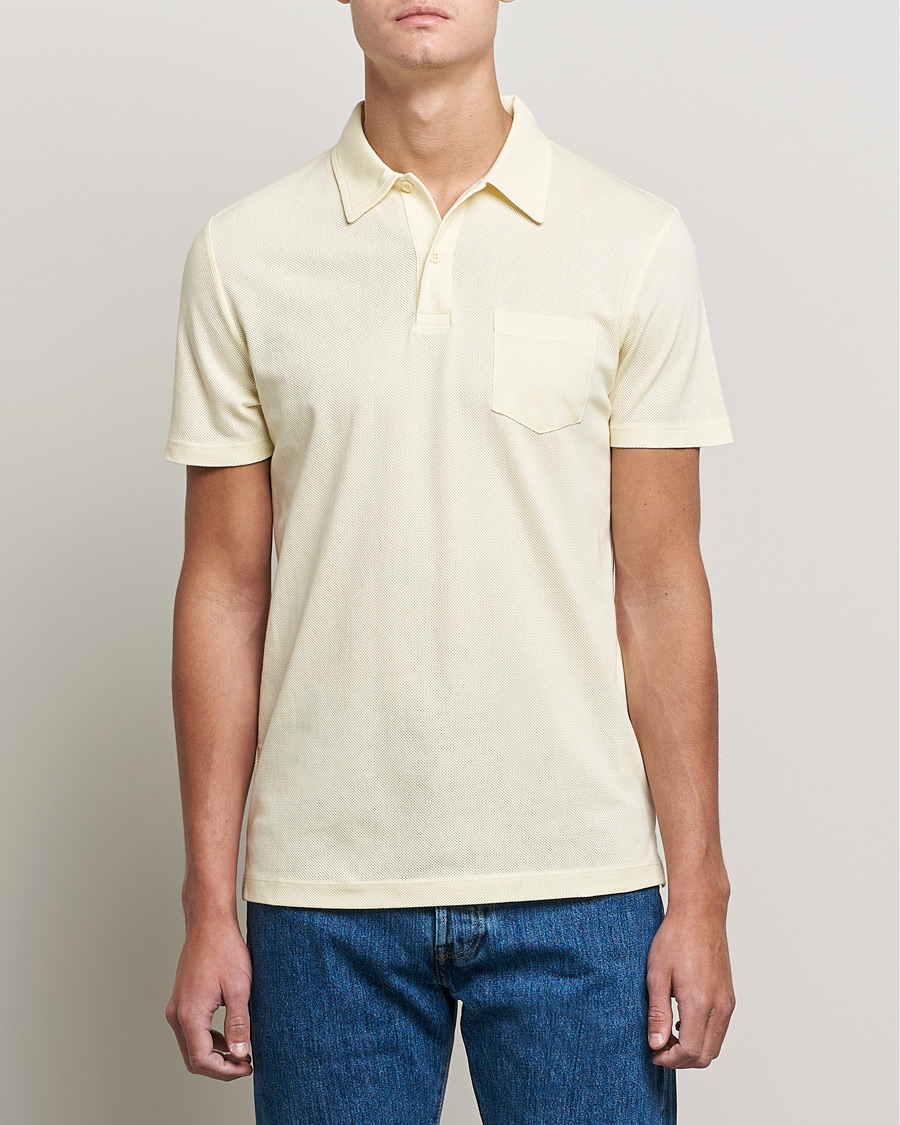 Mies | Pikeet | Sunspel | Riviera Polo Shirt Lemon