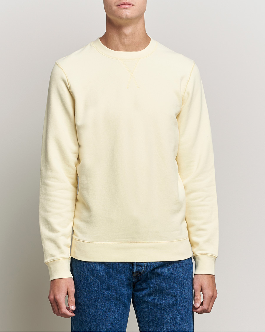 Mies |  | Sunspel | Loopback Sweatshirt Lemon