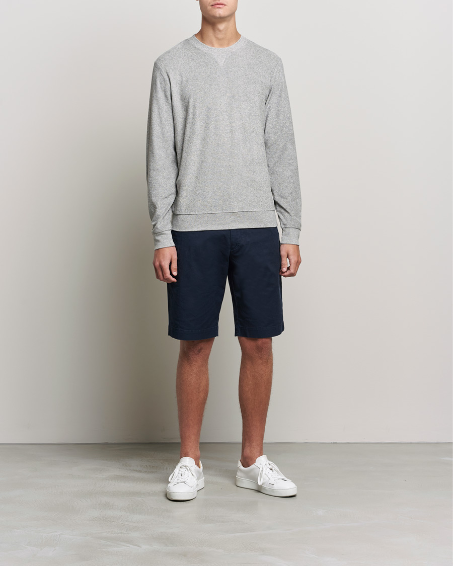 Mies | Alennusmyynti vaatteet | Sunspel | Towelling Sweatshirts Grey Melange