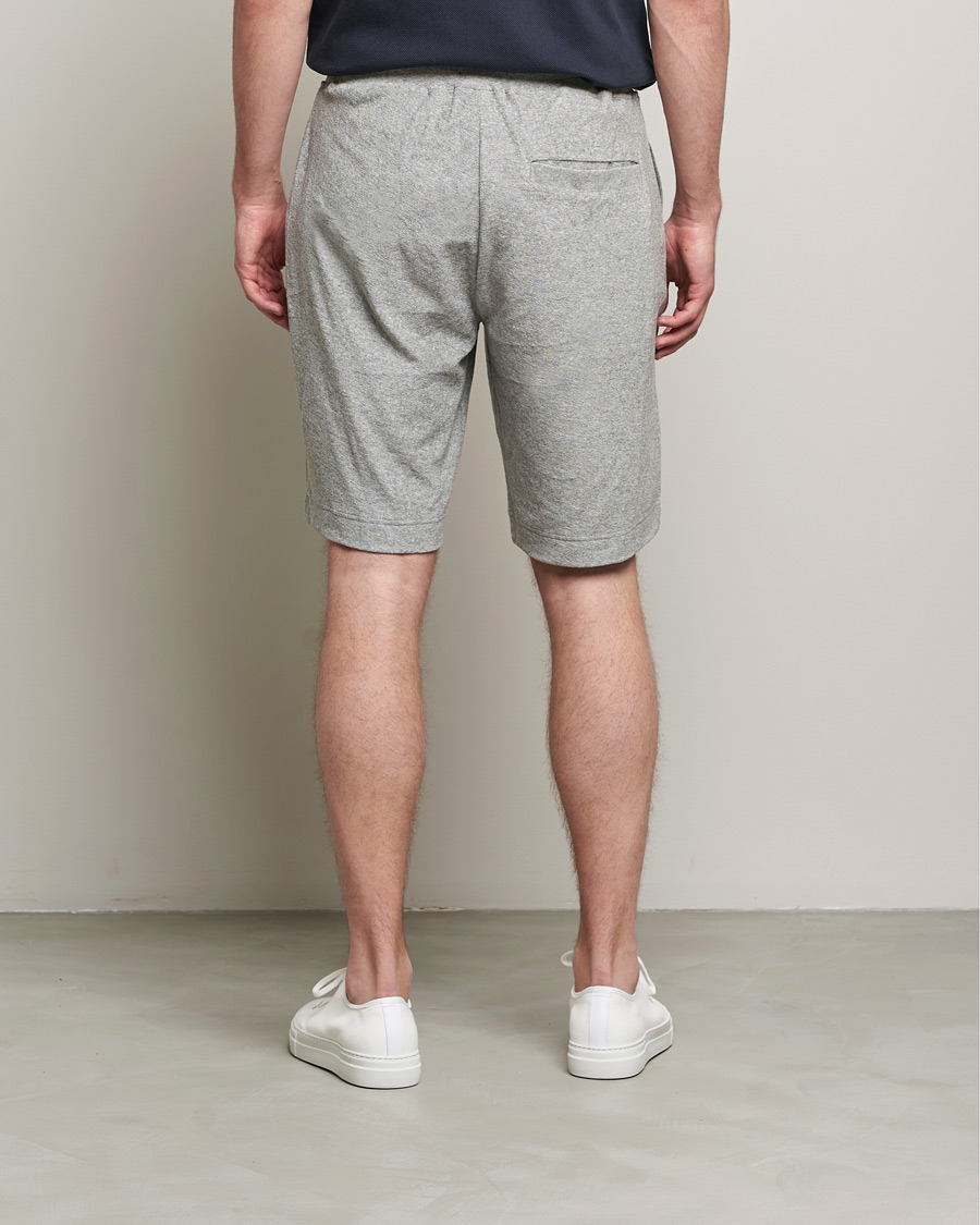 Mies | Shortsit | Sunspel | Towelling Shorts Grey Melange