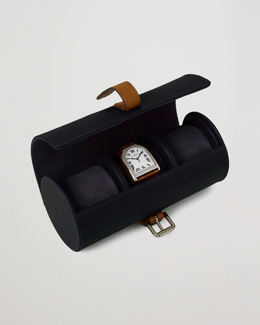 Mies |  | Ralph Lauren Home | Toledo Leather Watch Case Navy