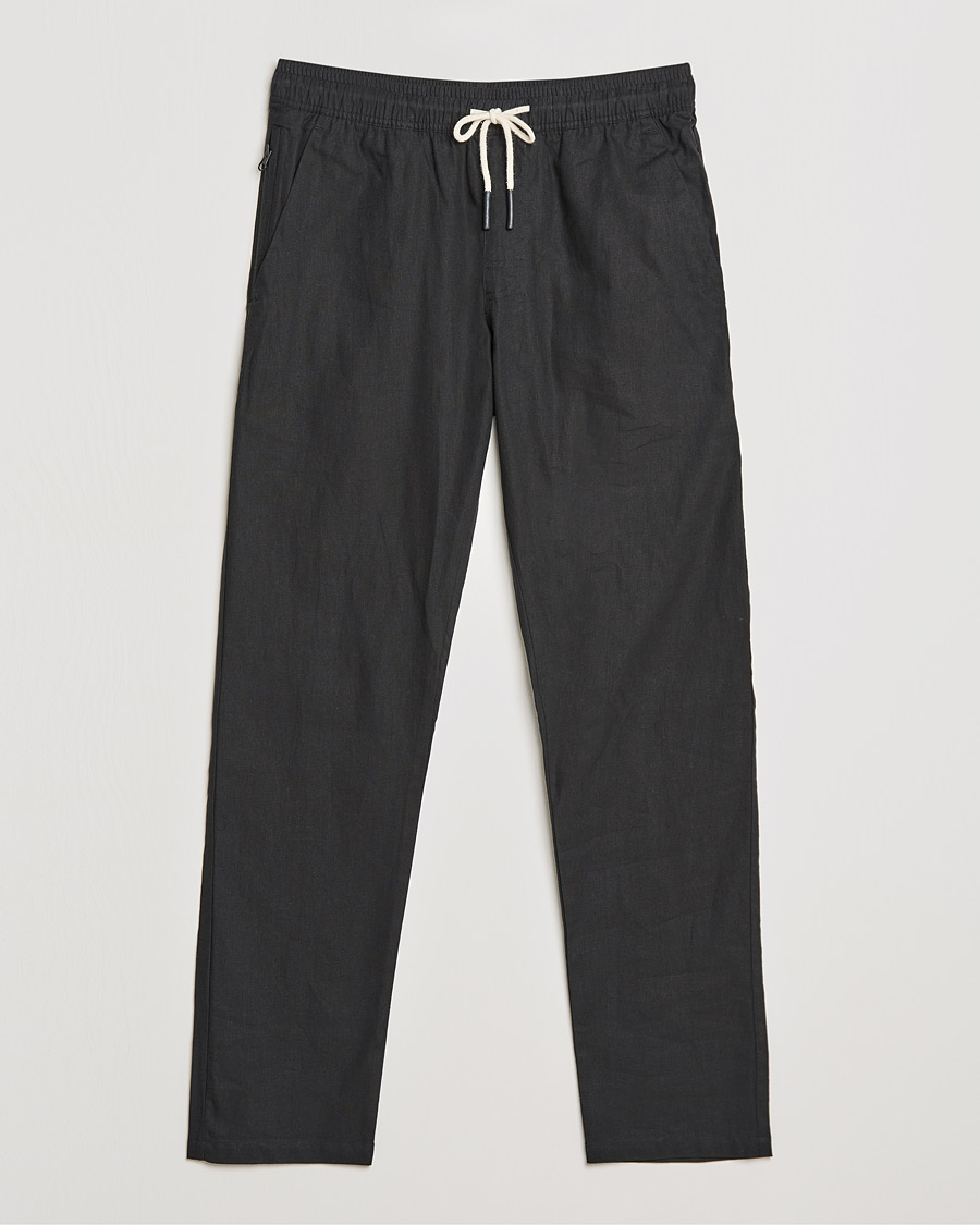 Miehet |  | OAS | Linen Long Pants Black