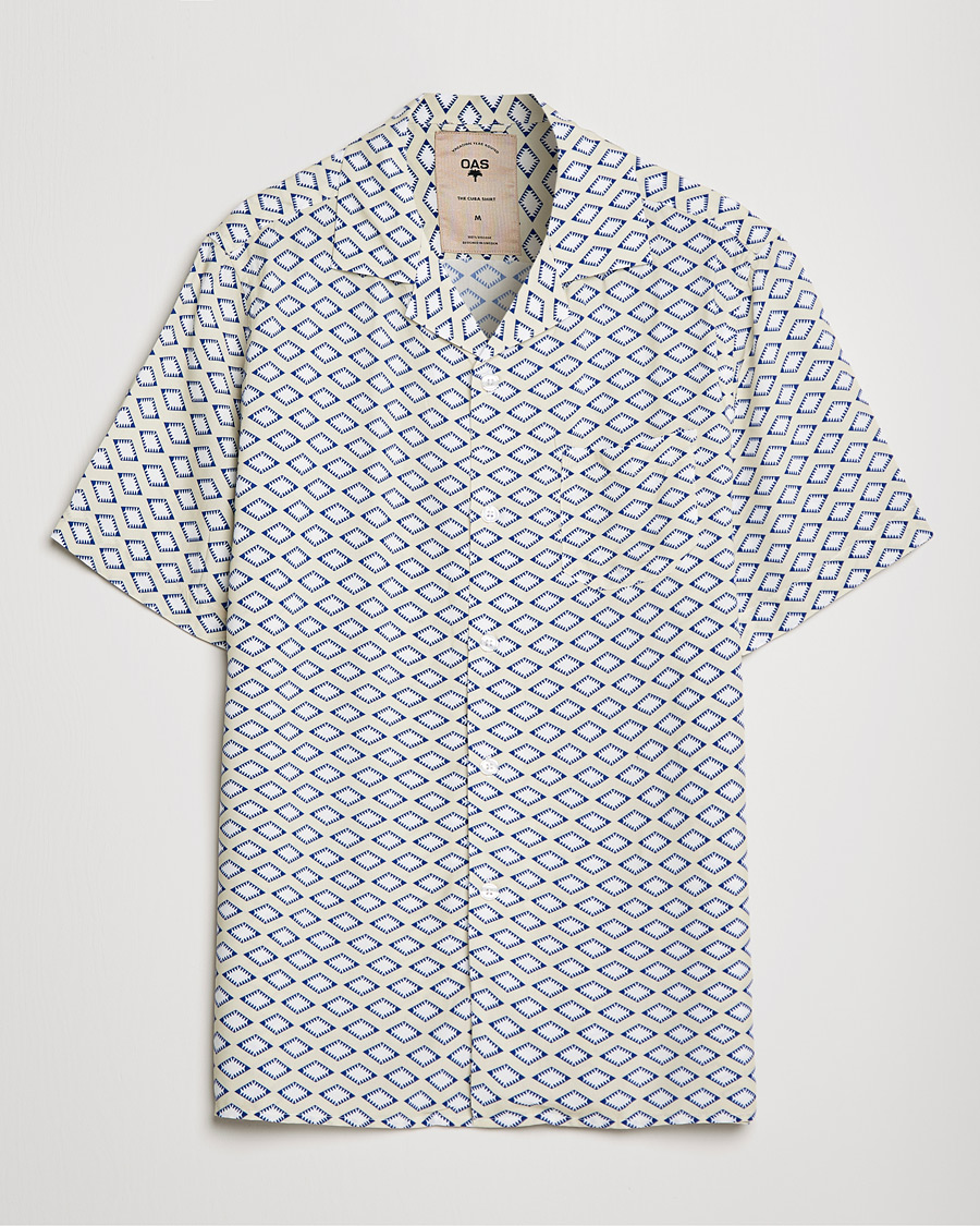 Mies | Kauluspaidat | OAS | Viscose Resort Short Sleeve Shirt La Place