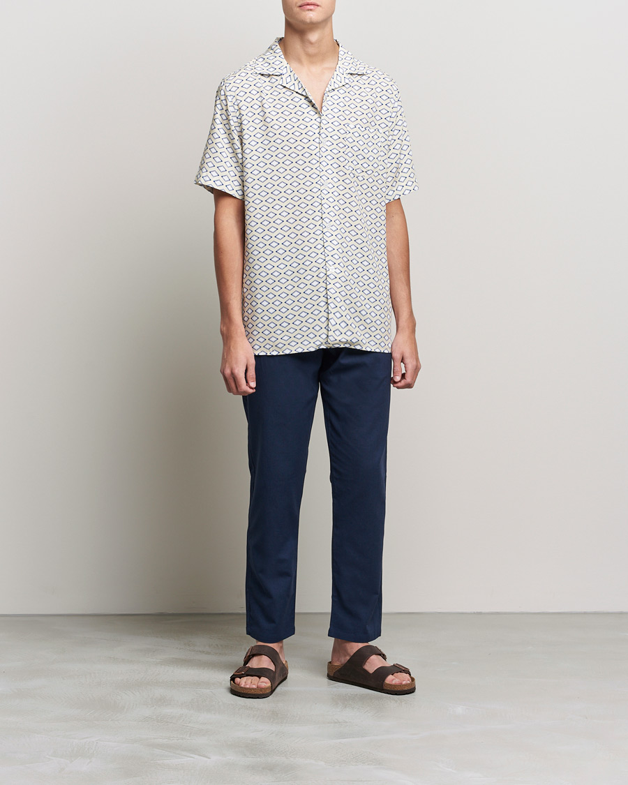Mies | Kauluspaidat | OAS | Viscose Resort Short Sleeve Shirt La Place