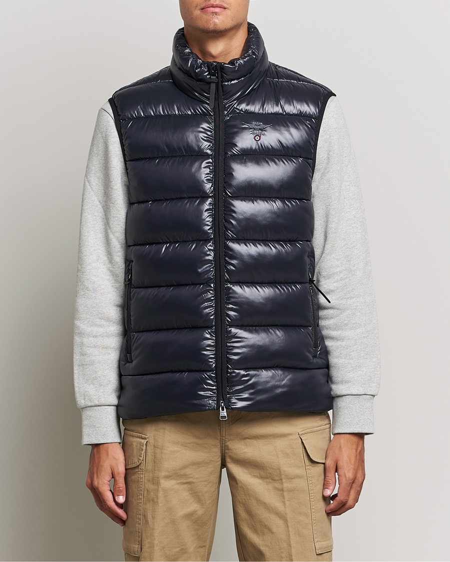 Mies | Takit | Aeronautica Militare | Padded Gilet Blu Scuro