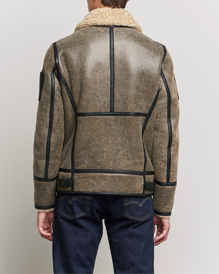 Mies | Takit | Aeronautica Militare | Aviator Patch Jacket Tabaco