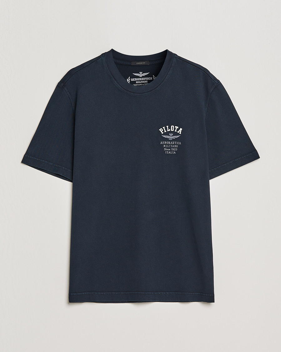 Mies | T-paidat | Aeronautica Militare | Short Sleeve Tee Blu Scuro