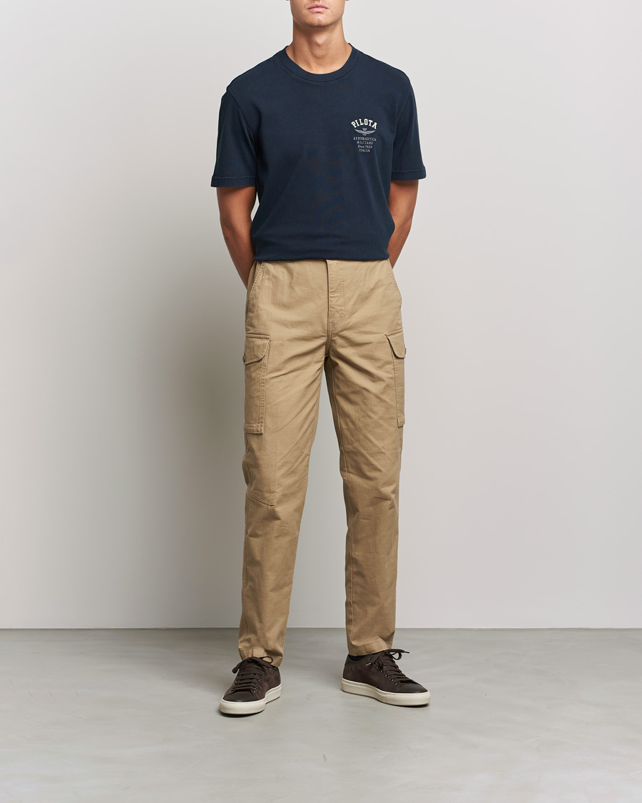 Mies | T-paidat | Aeronautica Militare | Short Sleeve Tee Blu Scuro