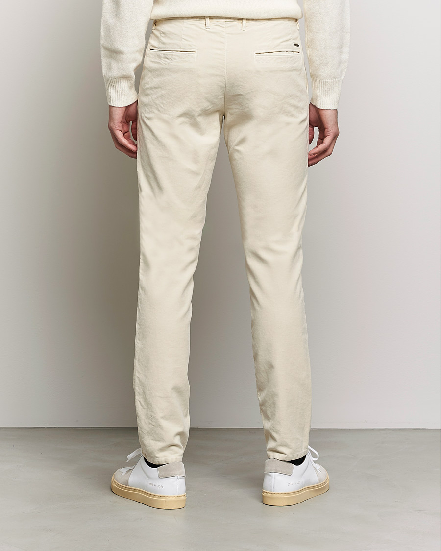 Mies | Housut | Incotex | Slim Fit Vintage Moleskine Slacks Light Beige
