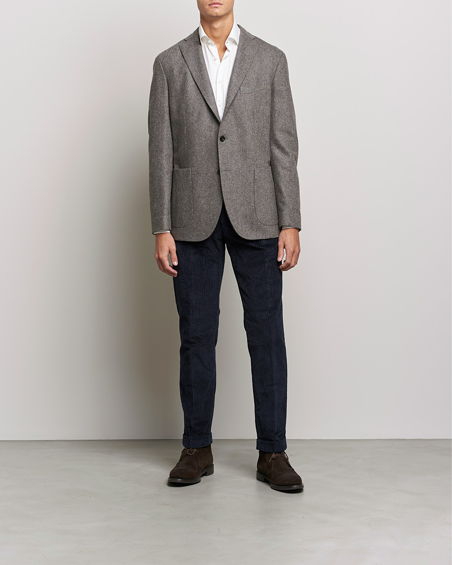 Mies | Housut | Incotex | Regular Fit Heavy Cord Slacks Navy