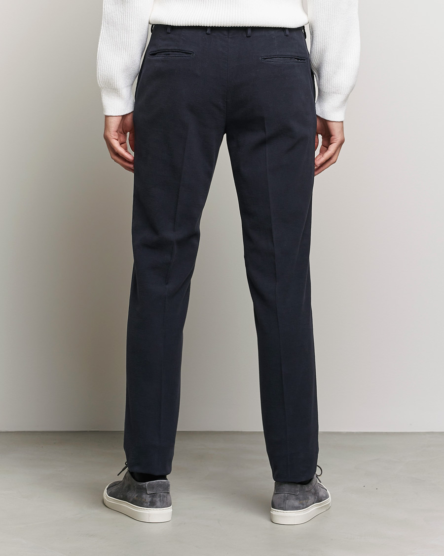 Mies | Housut | Incotex | Slim Fit Luxury Moleskine Trousers Navy