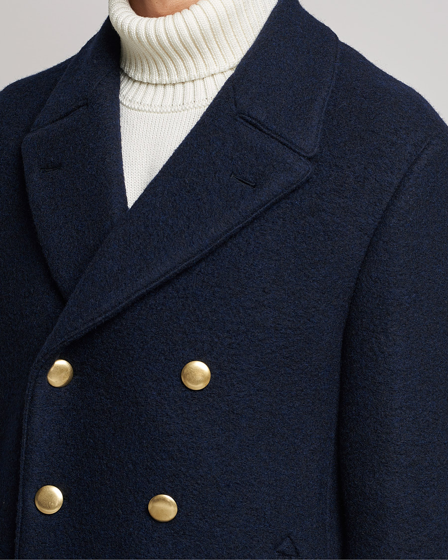 Mies | Takit | Slowear | Wool Peacoat Navy