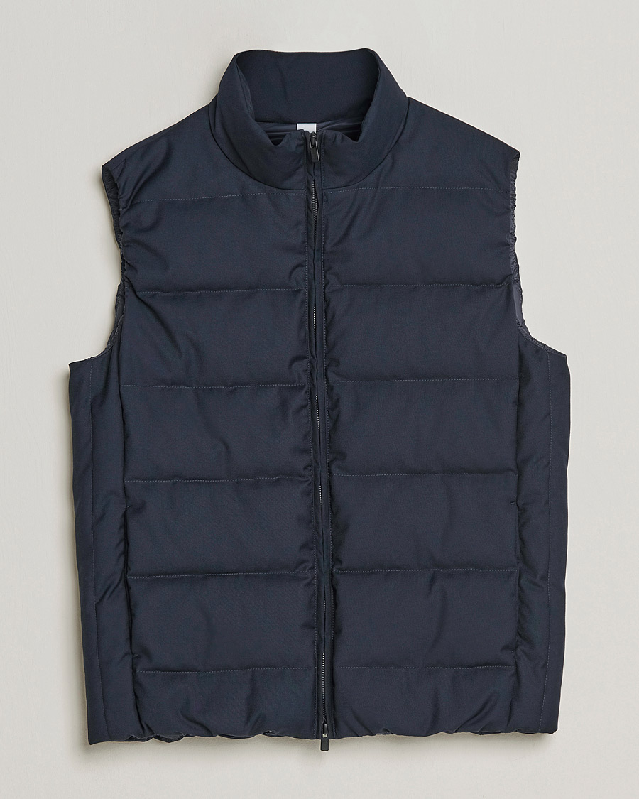 Mies | Takit | Slowear | Tekno Sartorial Wool Down Vest Navy