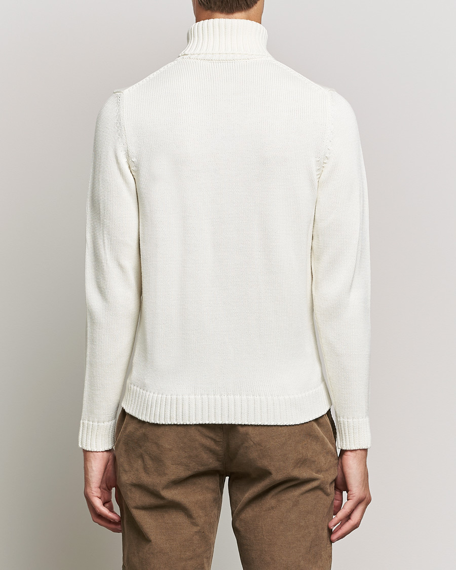 Mies | Puserot | Zanone | Virgin Merino Wool Rollneck Latte