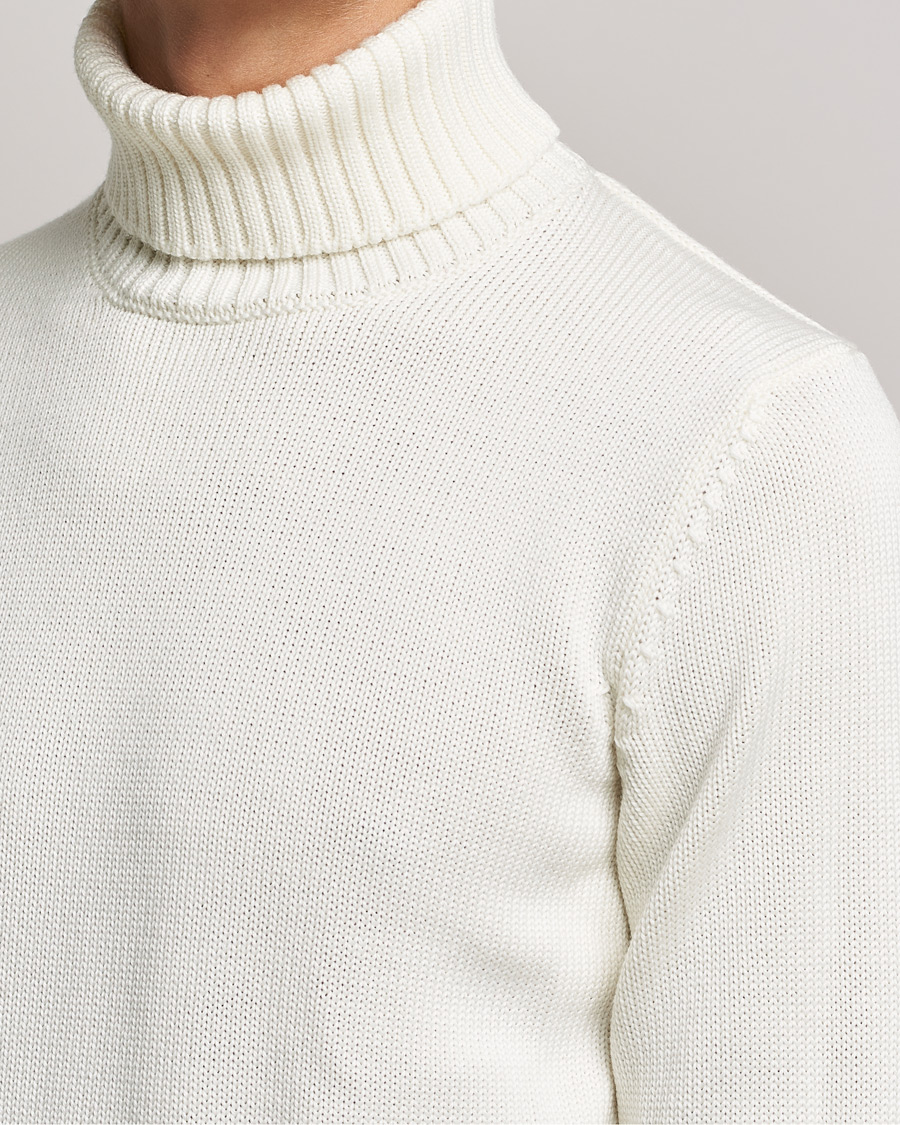 Mies | Puserot | Zanone | Virgin Merino Wool Rollneck Latte