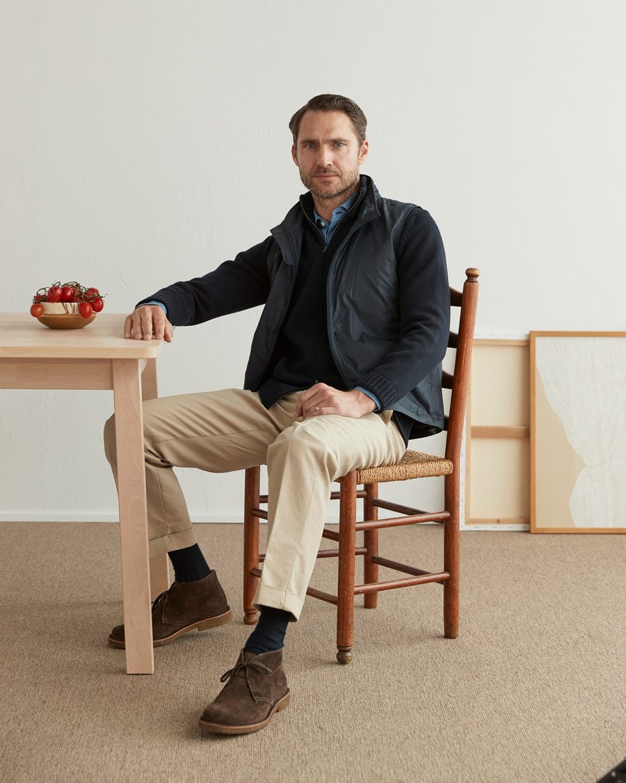 Mies | Puserot | Zanone | Virgin Merino Wool Zip Cardigan Navy