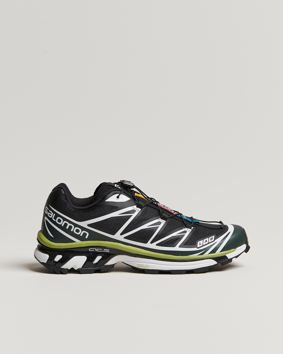 Mies | Salomon XT-6 Running Sneakers Black/Green | Salomon | XT-6 Running Sneakers Black/Green