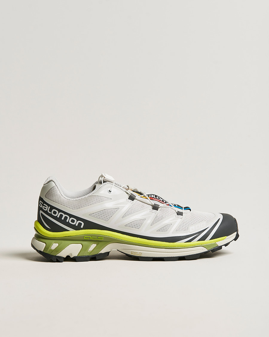 Miehet | Tennarit | Salomon | XT-6 Running Sneakers Grey/Yellow