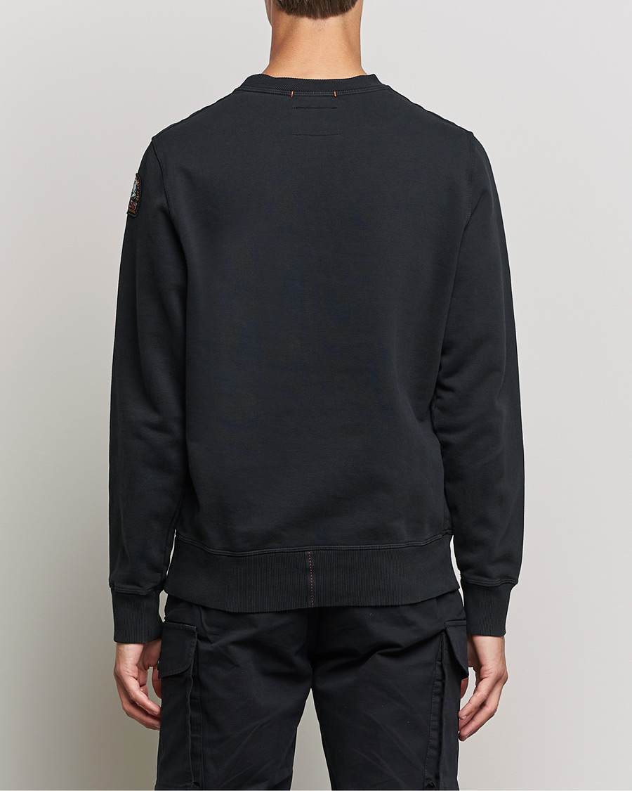 Mies | Puserot | Parajumpers | Basic Cotton Fleece Sweatshirt Black
