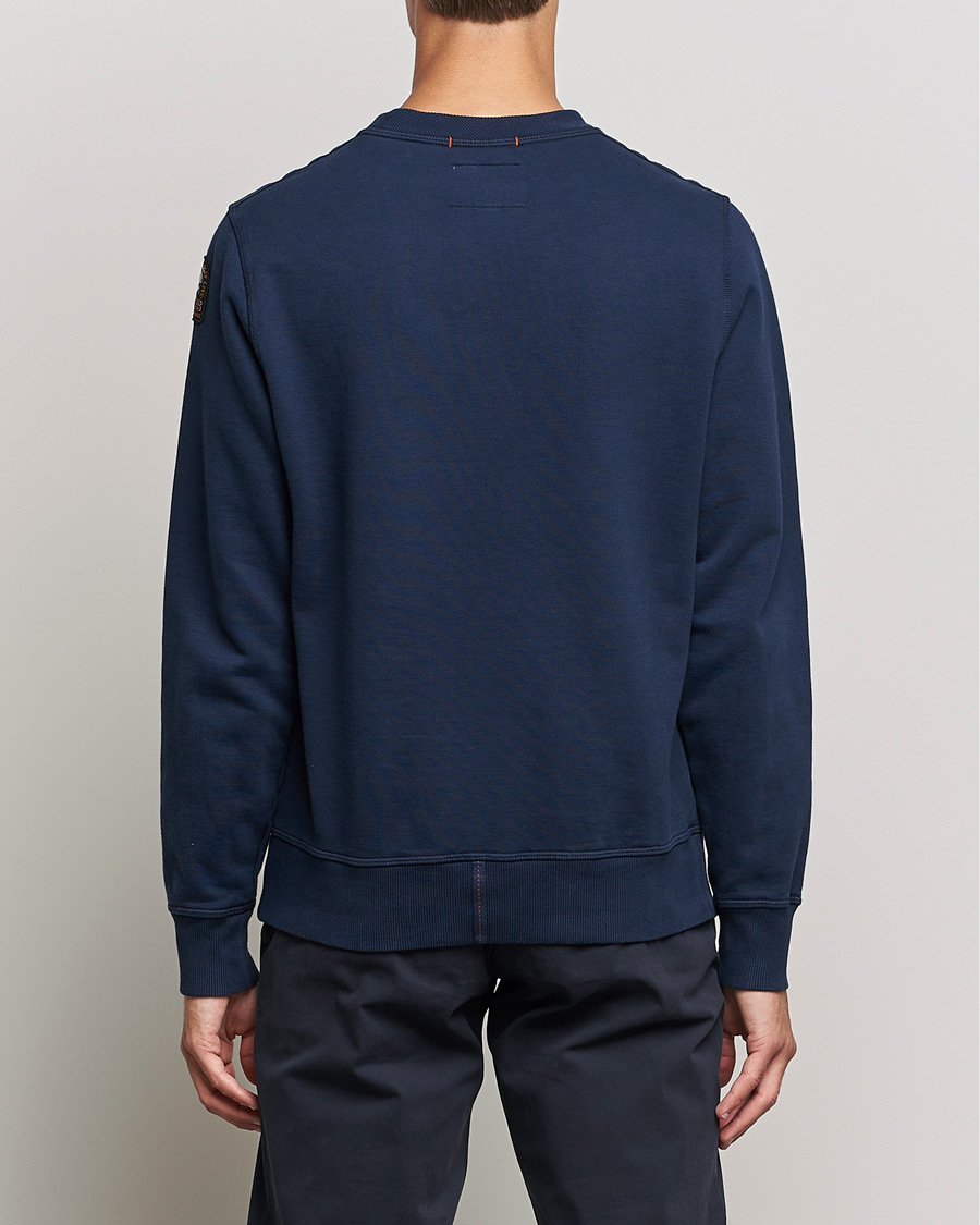 Mies | Puserot | Parajumpers | Basic Cotton Fleece Sweatshirt Navy