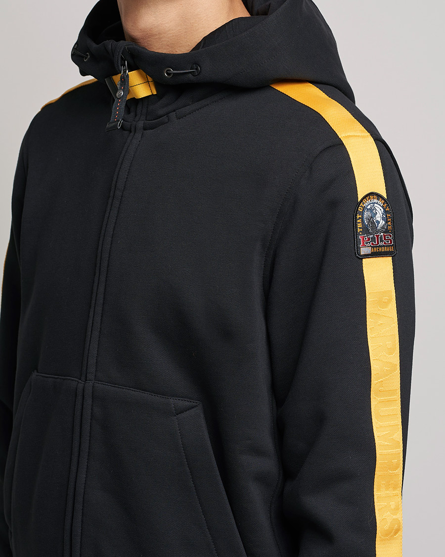 Mies | Puserot | Parajumpers | Aldrin Full-Zip Hoodie Black