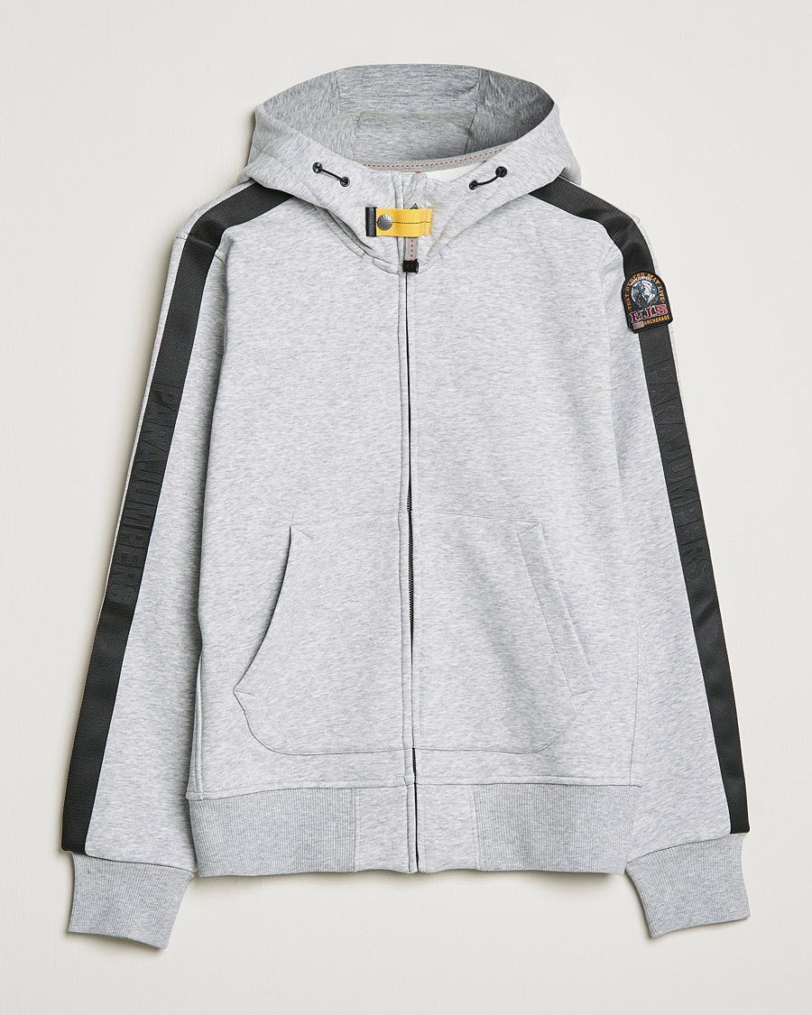 Mies | Puserot | Parajumpers | Aldrin Full-Zip Hoodie Steel Melange