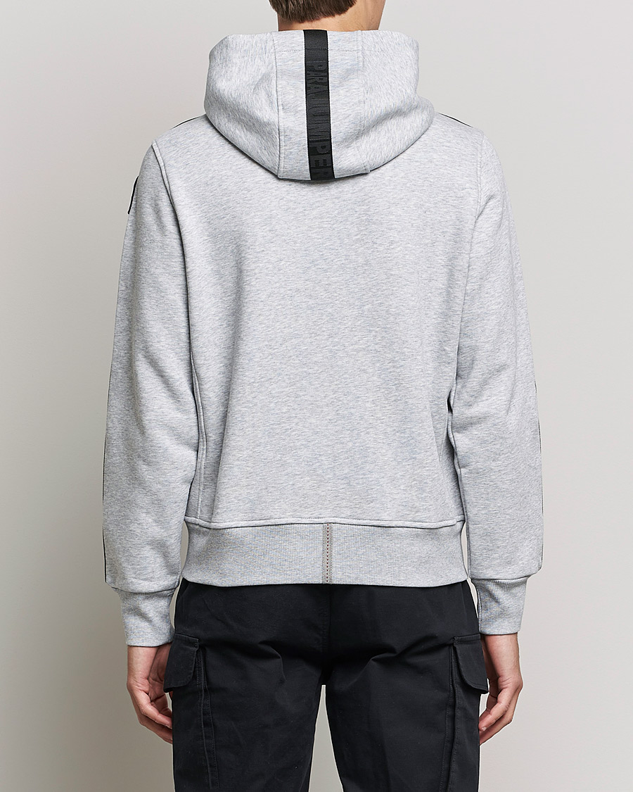 Mies | Puserot | Parajumpers | Aldrin Full-Zip Hoodie Steel Melange