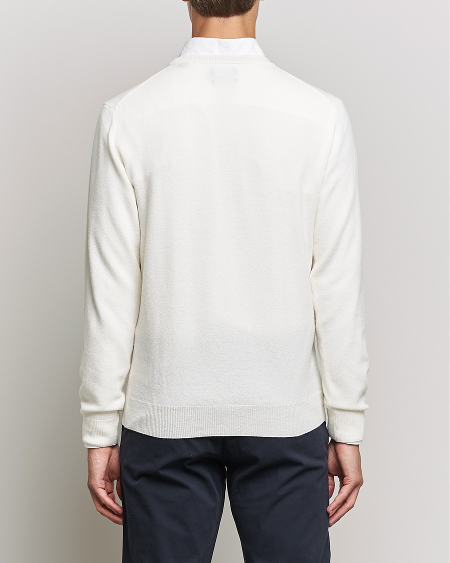 Mies | Puserot | GANT | Lambswool Crew Neck Pullover Cream