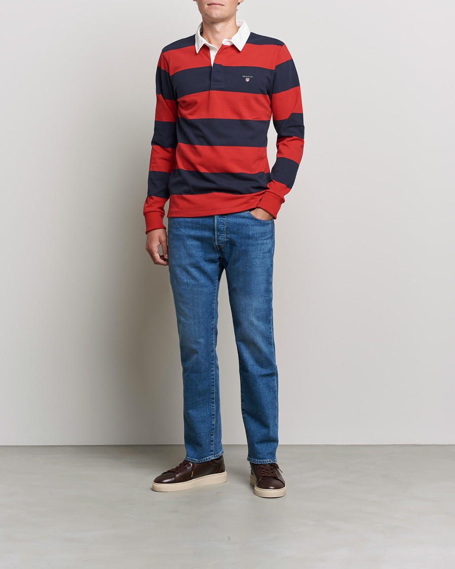 Mies | Puserot | GANT | Original Barstripe Heavy Rugger Ruby Red
