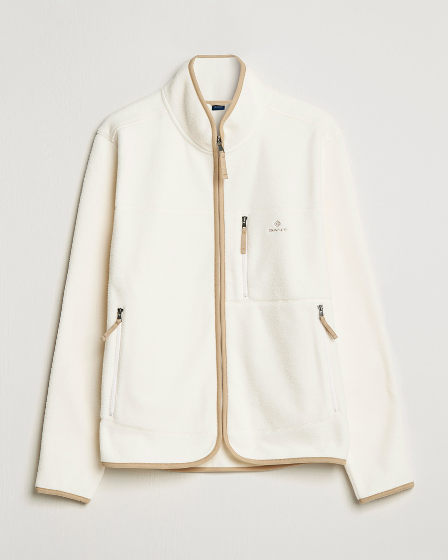 Mies | Puserot | GANT | Sherpa Fleece Full Zip Cream