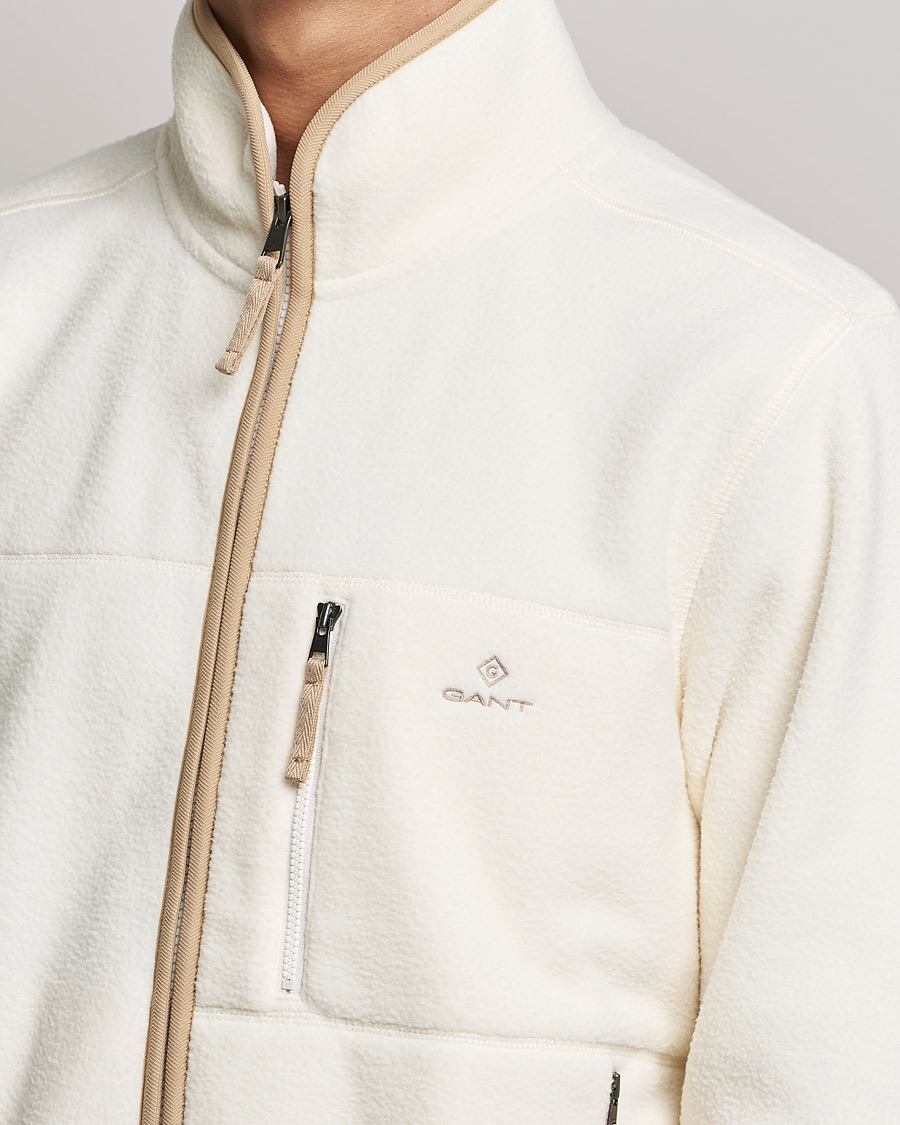 Mies | Puserot | GANT | Sherpa Fleece Full Zip Cream