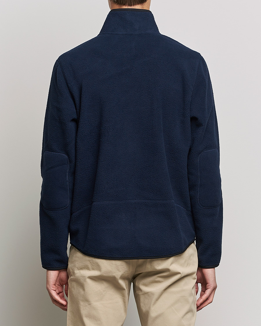 Mies | Puserot | GANT | Sherpa Fleece Full Zip Evening Blue