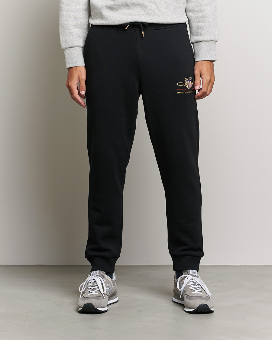 Mies | Housut | GANT | Archive Shield Sweatpants Black