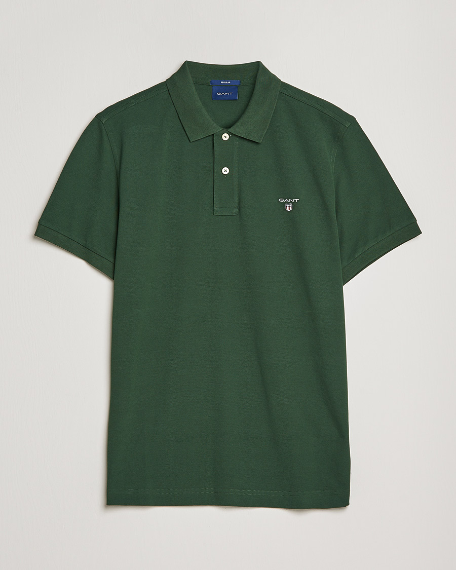 Mies | Pikeet | GANT | The Original Polo Storm Green