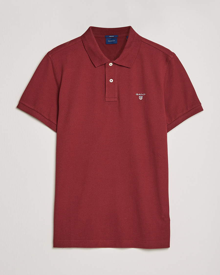 Mies | Pikeet | GANT | The Original Polo Plumped Red