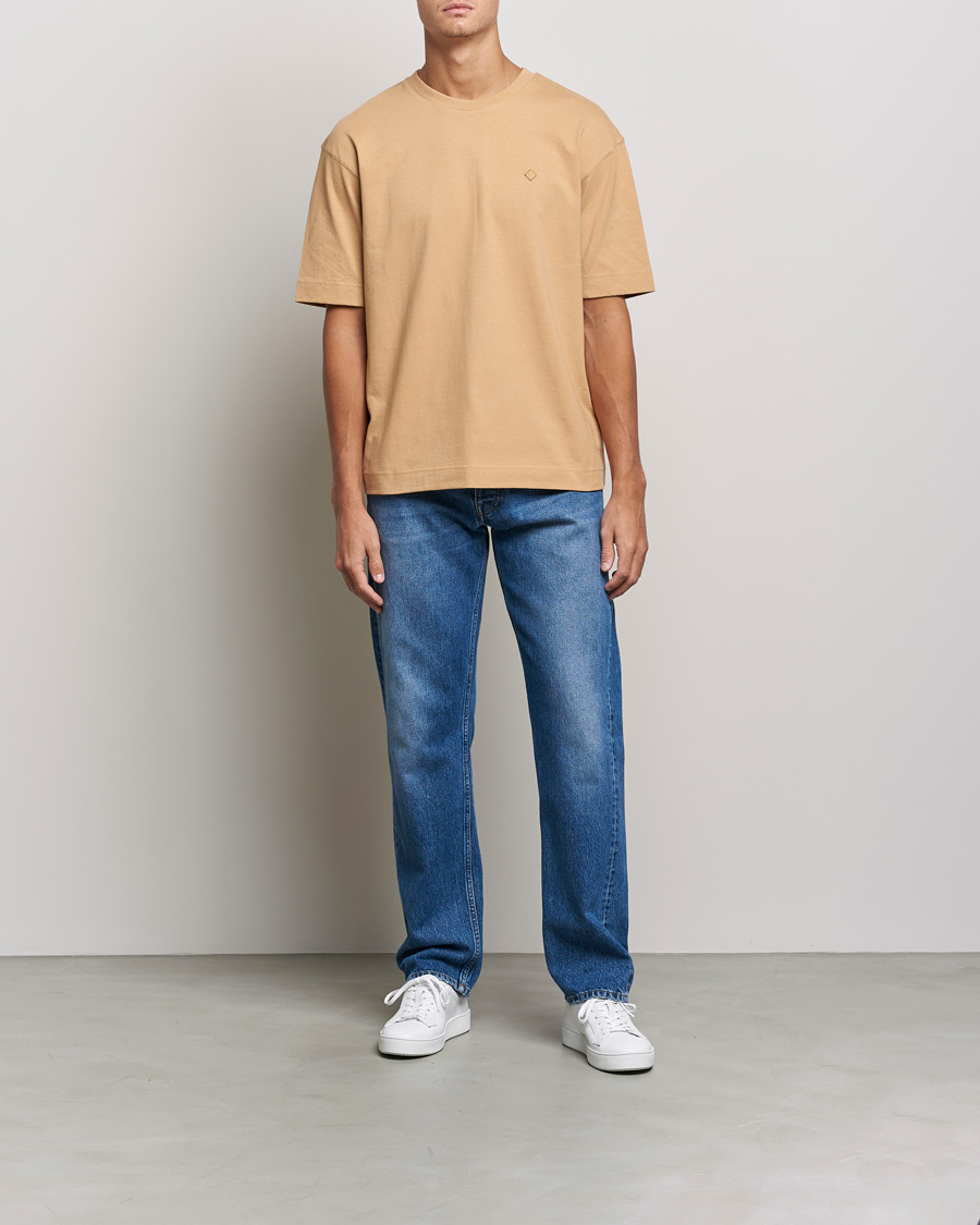 Mies | T-paidat | GANT | Icon Crew Neck T-shirt Toffee Beige