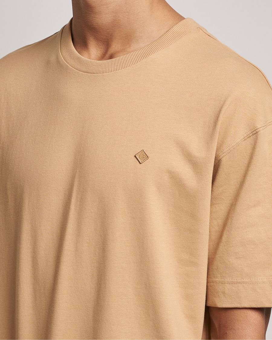 Mies | T-paidat | GANT | Icon Crew Neck T-shirt Toffee Beige
