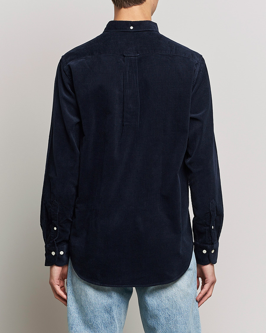 Mies | Kauluspaidat | GANT | Regular Fit Corduroy Shirt Evening Blue